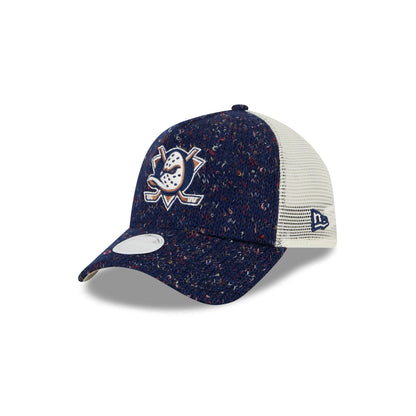 Anaheim Ducks Knit Women's 9FORTY A-Frame Trucker Hat