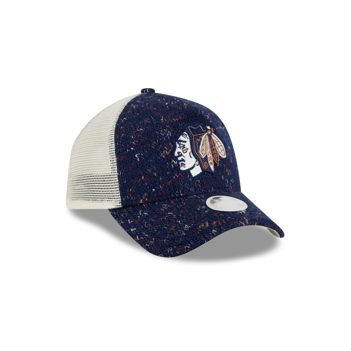 Chicago Blackhawks Knit Women's 9FORTY A-Frame Trucker Hat