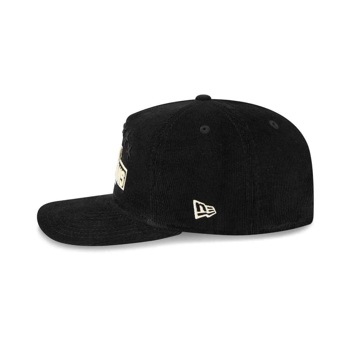 New York Americans Nostalgic Black Corduroy 19TWENTY Adjustable Hat