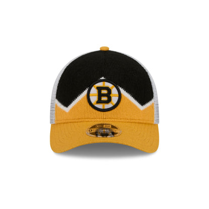 Boston Bruins Sock 9FORTY M-Crown A-Frame Trucker Hat