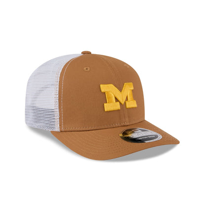 Michigan Wolverines Light Bronze 9SEVENTY Trucker Hat