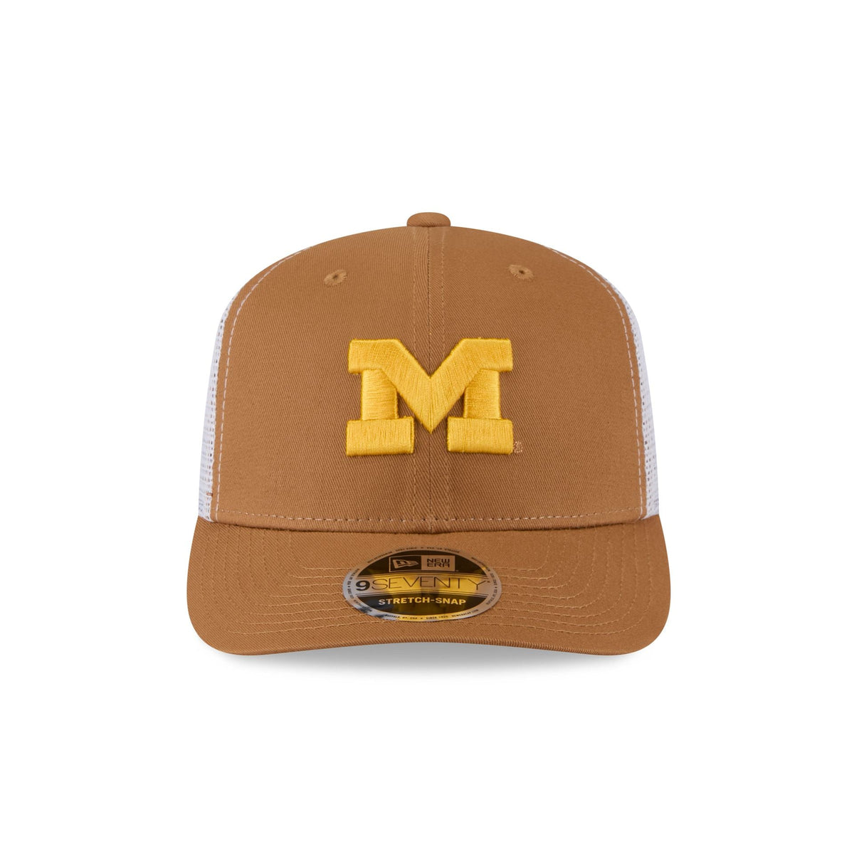 Michigan Wolverines Light Bronze 9SEVENTY Trucker Hat