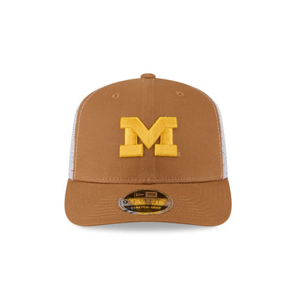 Michigan Wolverines Light Bronze 9SEVENTY Trucker Hat