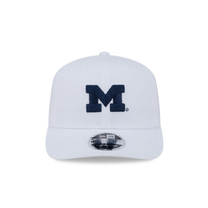 Michigan Wolverines Optic White Performance 9SEVENTY Stretch-Snap Hat