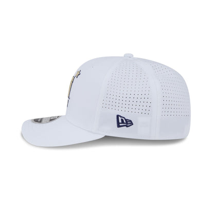 Navy Midshipmen Optic White Performance 9SEVENTY Stretch-Snap Hat