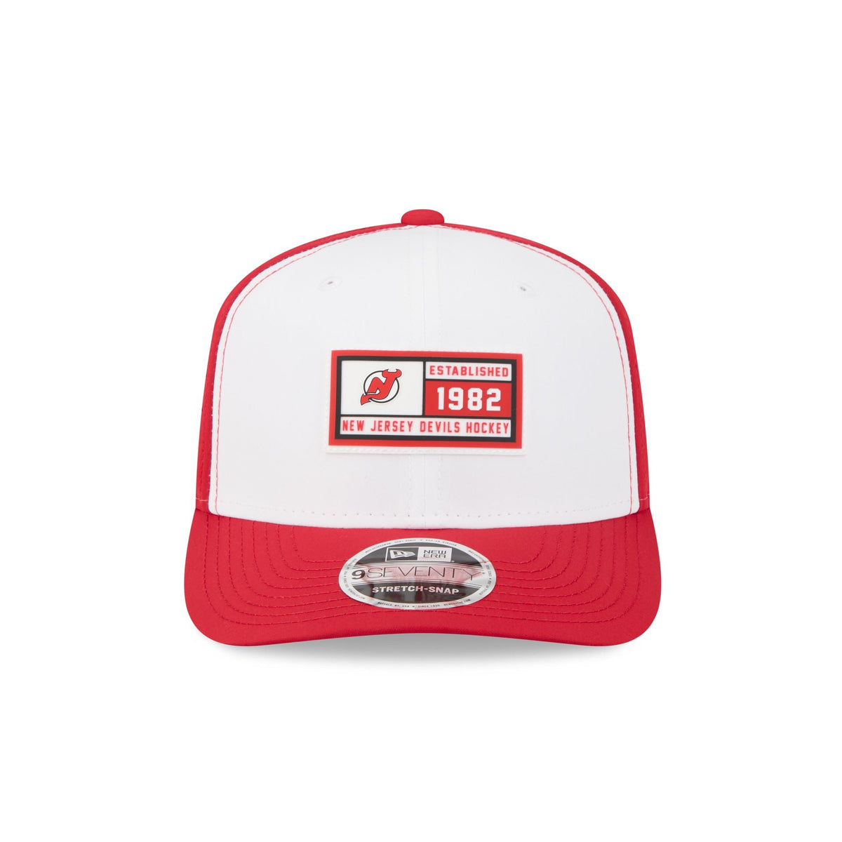 New Jersey Devils Est. Patch 9SEVENTY Stretch-Snap Hat