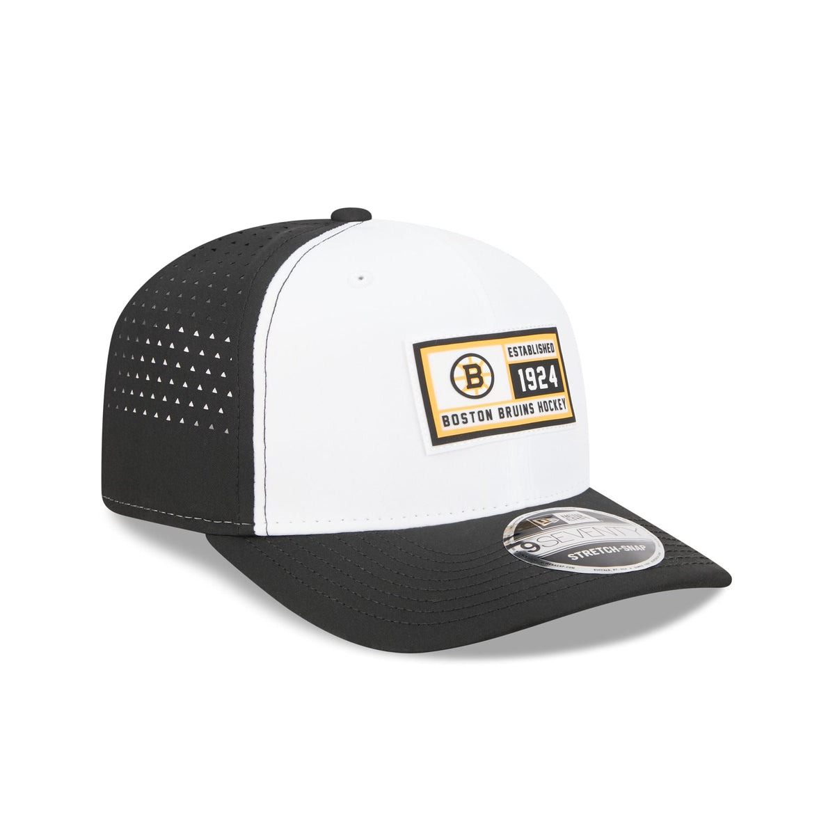 Boston Bruins Est. Patch 9SEVENTY Stretch-Snap Hat