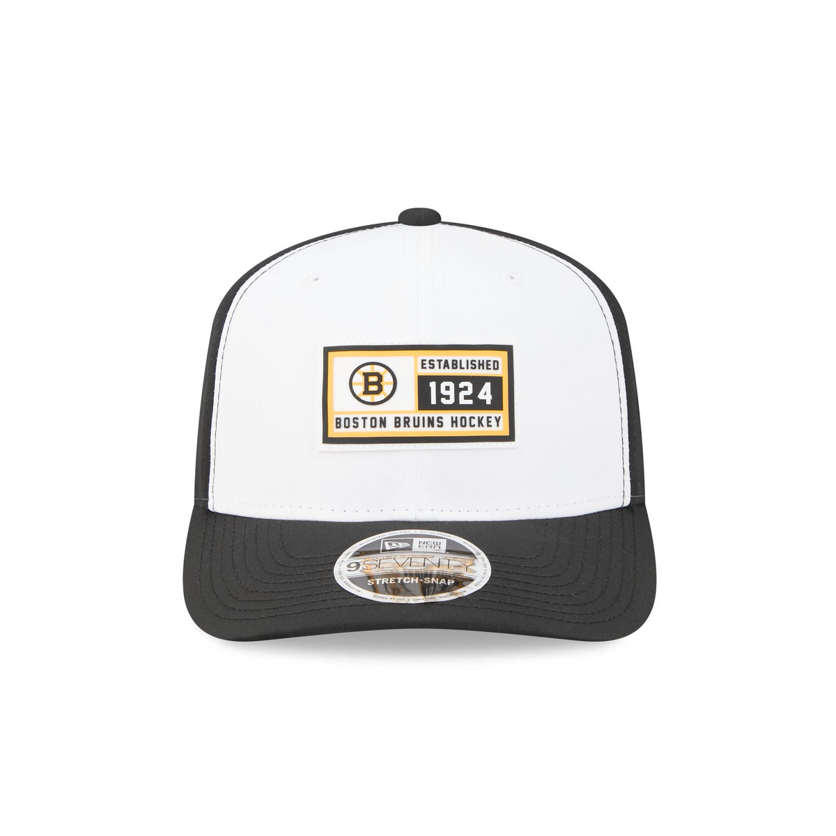 Boston Bruins Est. Patch 9SEVENTY Stretch-Snap Hat