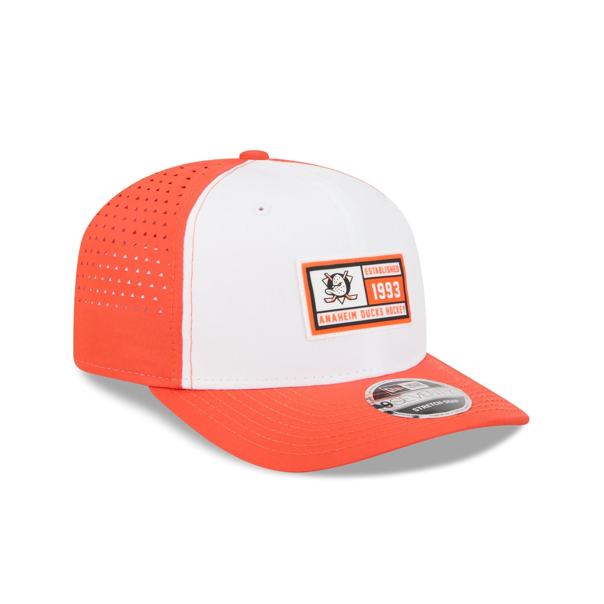 Anaheim Ducks Est. Patch 9SEVENTY Stretch-Snap Hat