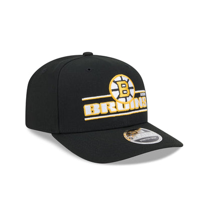 Boston Bruins Stated 9SEVENTY Stretch-Snap Hat
