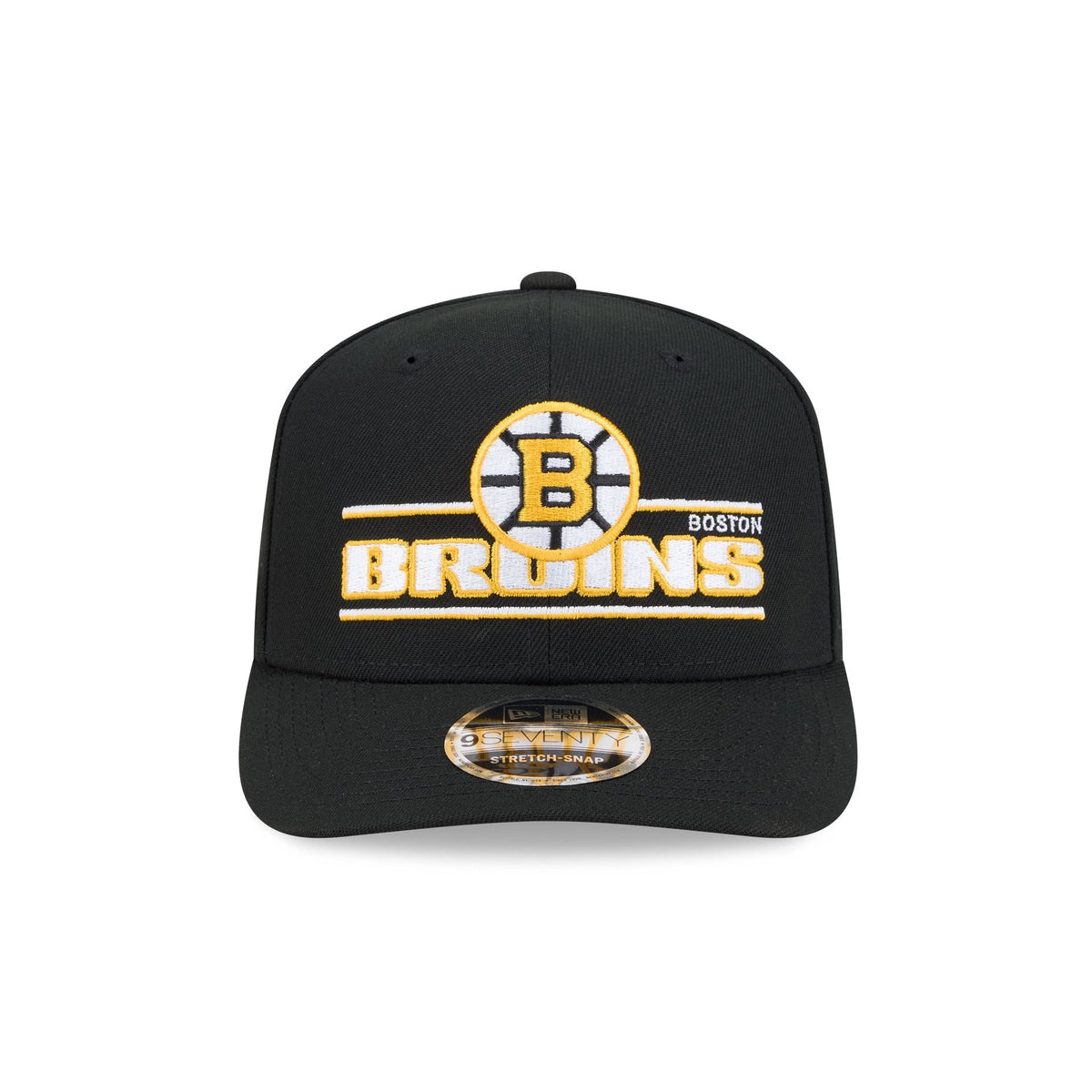 Boston Bruins Stated 9SEVENTY Stretch-Snap Hat