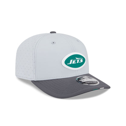 New York Jets 2025 Training Gray 9SEVENTY Stretch-Snap Hat