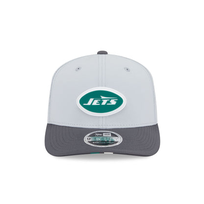 New York Jets 2025 Training Gray 9SEVENTY Stretch-Snap Hat