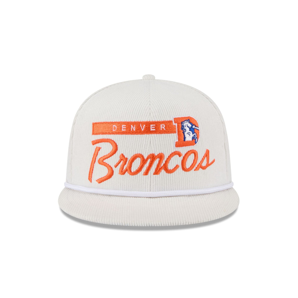 Denver Broncos Corduroy Rope 9FIFTY Snapback Hat