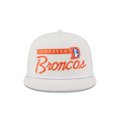 Denver Broncos Corduroy Rope 9FIFTY Snapback Hat