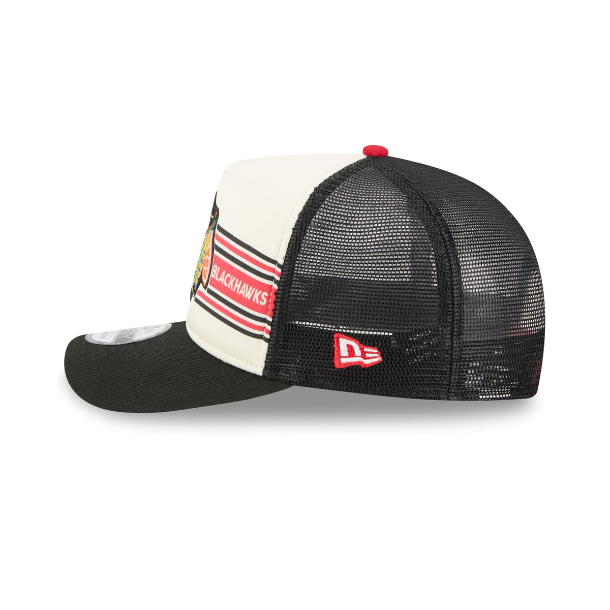 Chicago Blackhawks Banner 9FIFTY A-Frame Trucker Hat