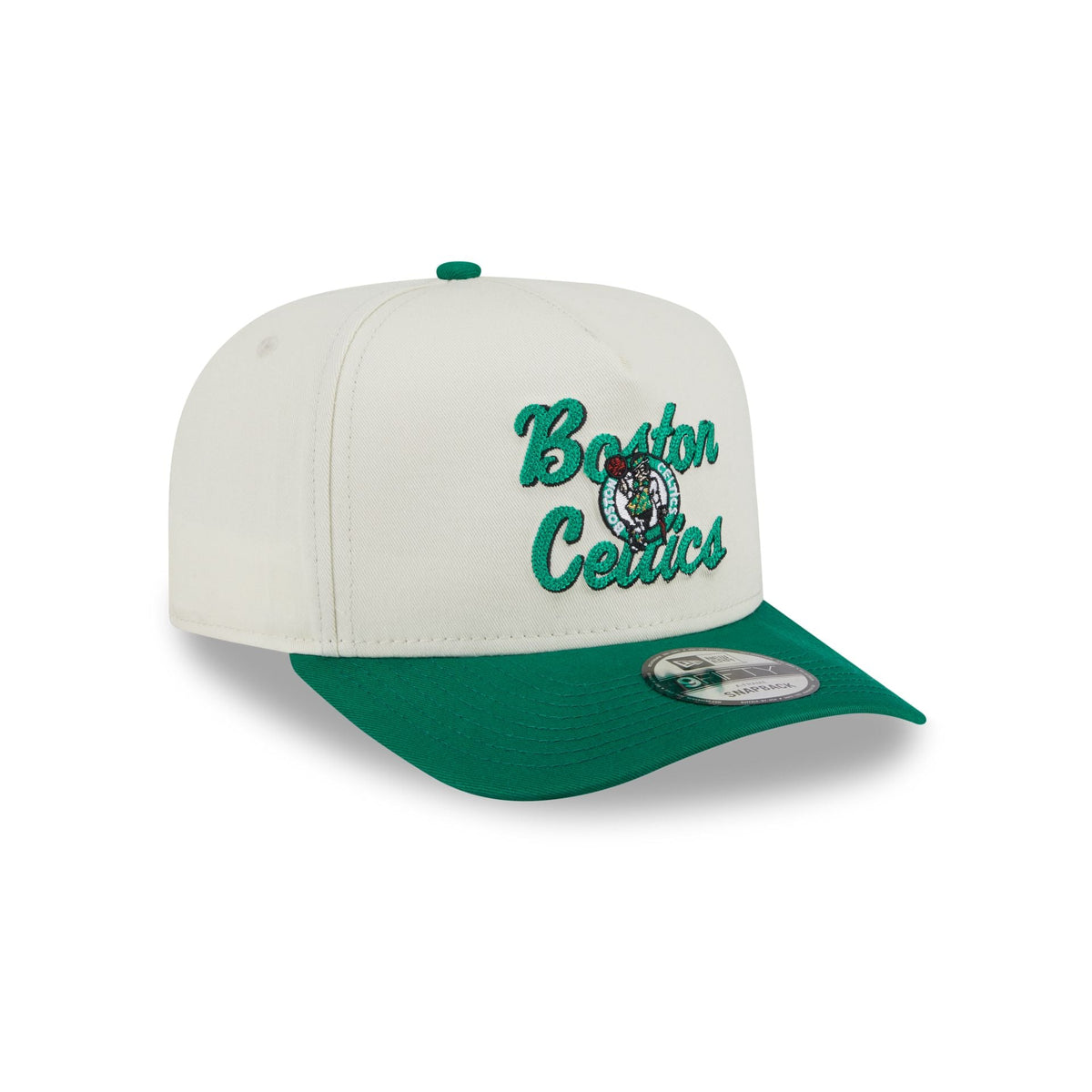 Boston Celtics Chainstitch 9FIFTY A-Frame Snapback Hat