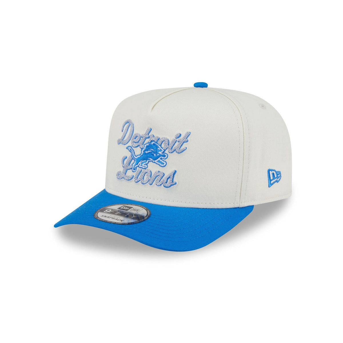 Detroit Lions Chainstitch 9FIFTY A-Frame Snapback Hat