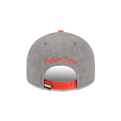 Anaheim Ducks Heather Gray Wool Low Profile 9FIFTY Snapback Hat