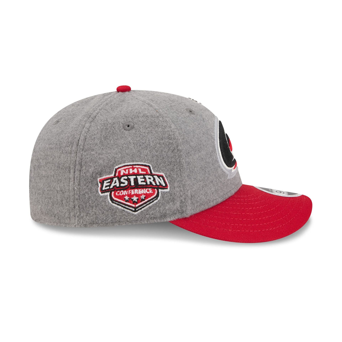 Carolina Hurricanes Heather Gray Wool Low Profile 9FIFTY Snapback Hat