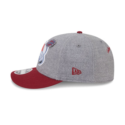Colorado Avalanche Heather Gray Wool Low Profile 9FIFTY Snapback Hat