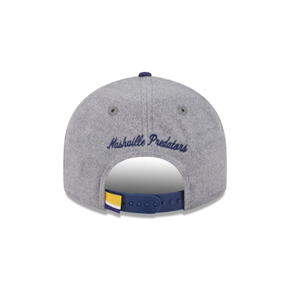 Nashville Predators Heather Gray Wool Low Profile 9FIFTY Snapback Hat