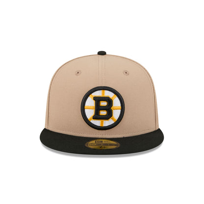 Boston Bruins Camel 59FIFTY Fitted Hat