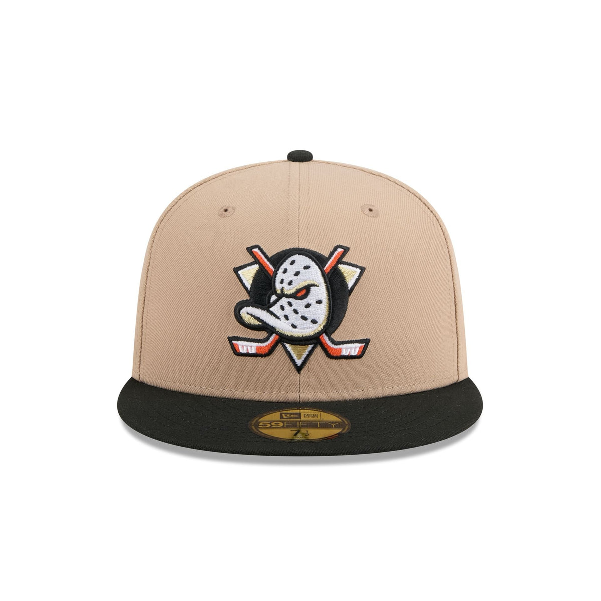 Anaheim Ducks Camel 59FIFTY Fitted Hat