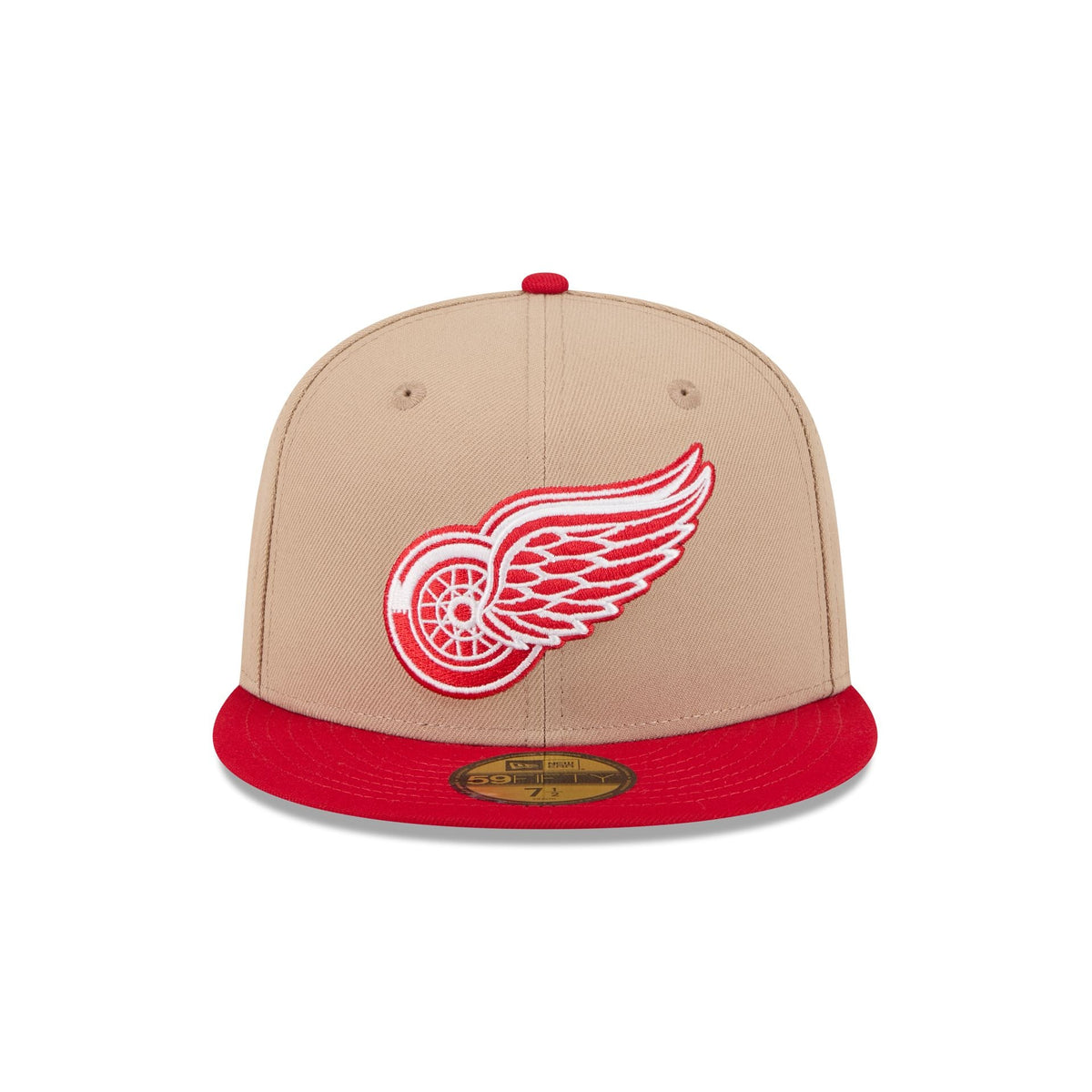 Detroit Red Wings Camel 59FIFTY Fitted Hat