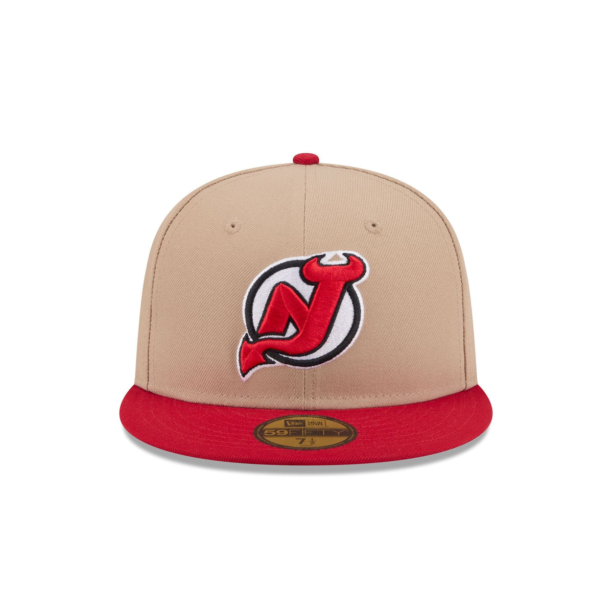 New Jersey Devils Camel 59FIFTY Fitted Hat