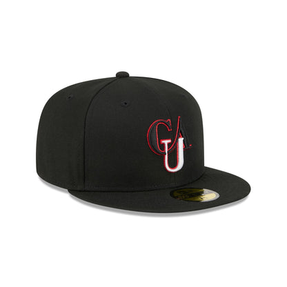 Clark Atlanta Panthers Go-To Black 59FIFTY Fitted Hat