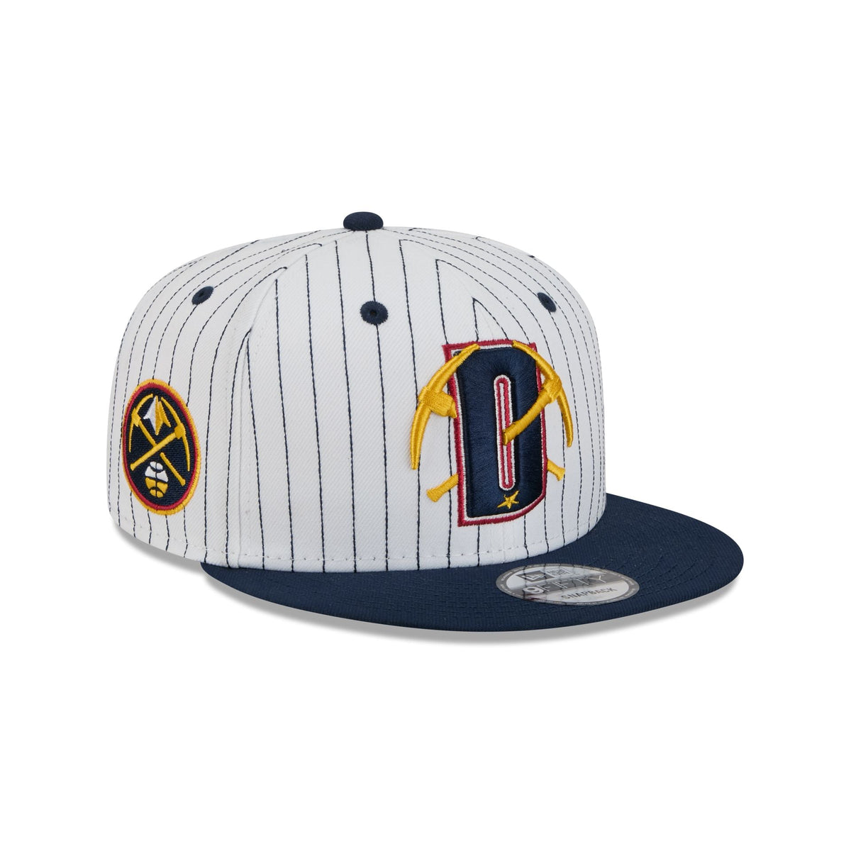 Denver Nuggets Deceptor Pinstripe 9FIFTY Snapback Hat