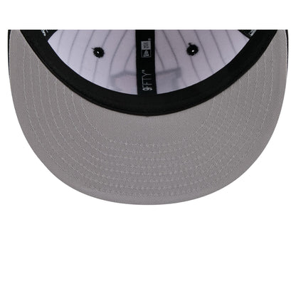 Boston Bruins Deceptor Pinstripe 9FIFTY Snapback Hat