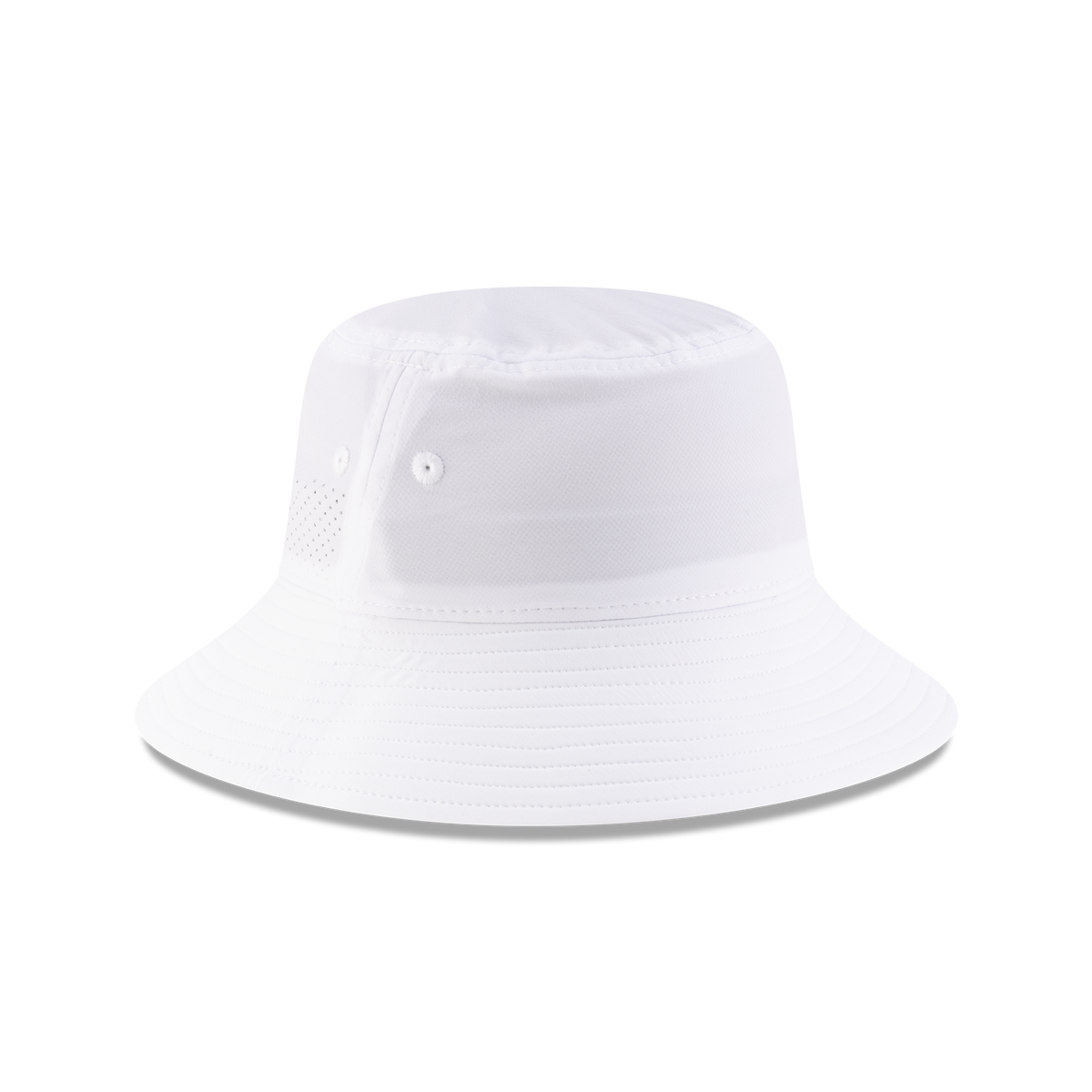 New Era Branded White Golf Stretch Bucket Hat