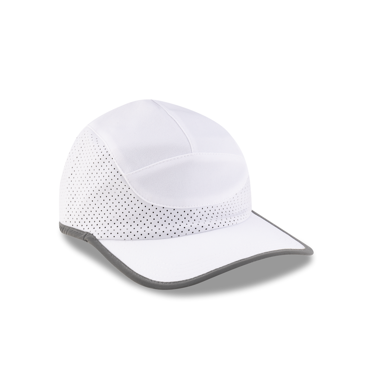New Era Branded Train Performance Optic White Runner Hat