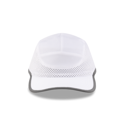 New Era Branded Train Performance Optic White Runner Hat