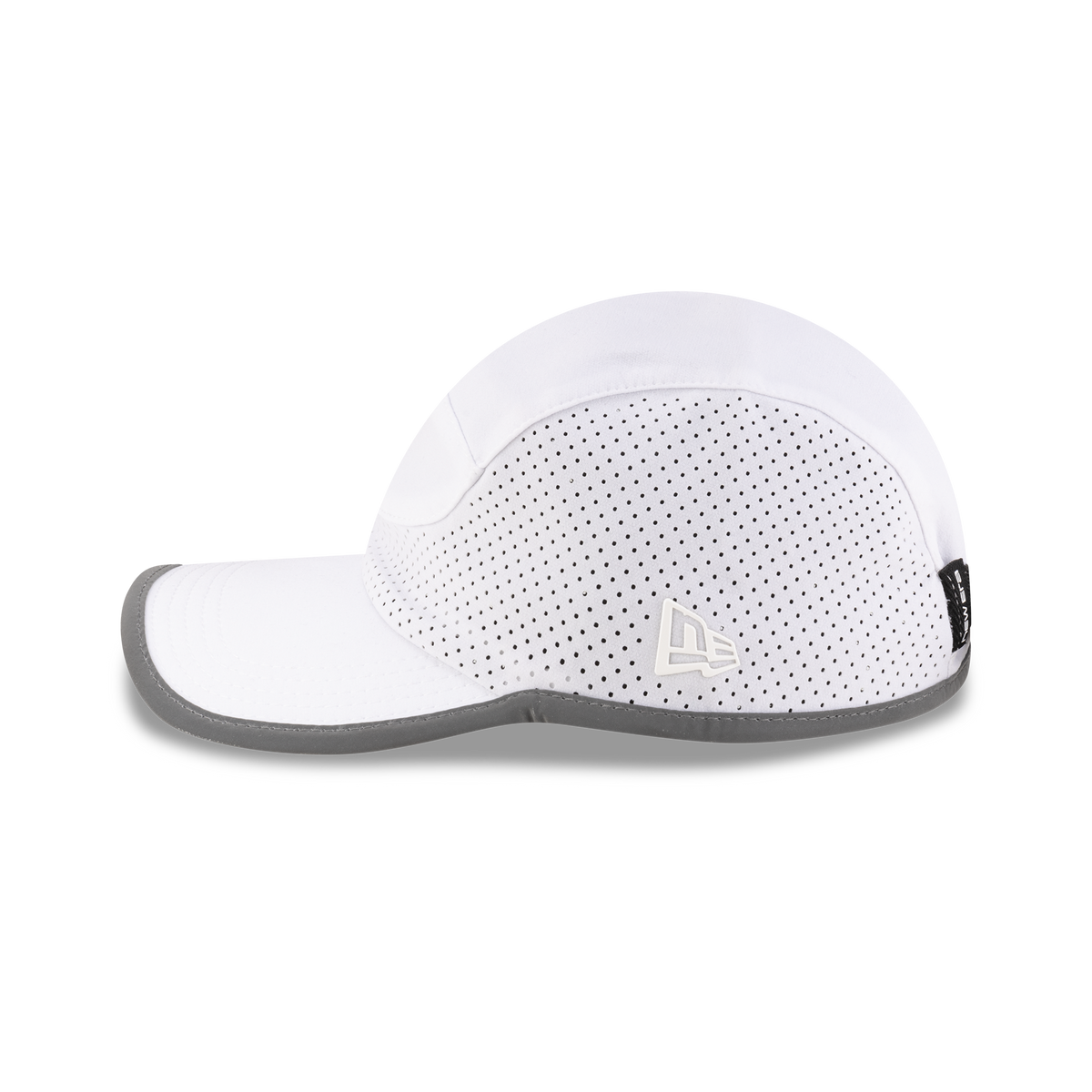 New Era Branded Train Performance Optic White Runner Hat