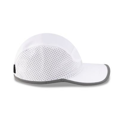 New Era Branded Train Performance Optic White Runner Hat