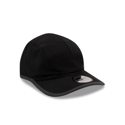 New Era Branded Train Performance Black Runner Hat