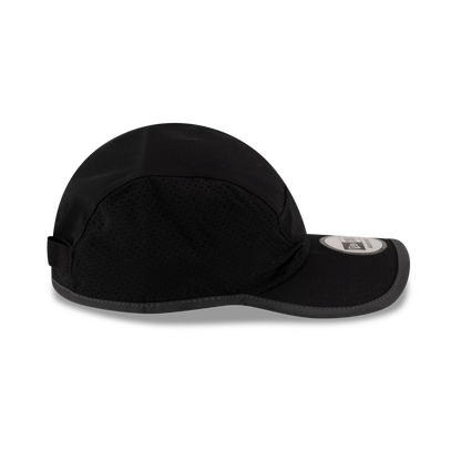 New Era Branded Train Performance Black Runner Hat