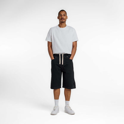 New Era Branded Warehouse Black Jean Shorts