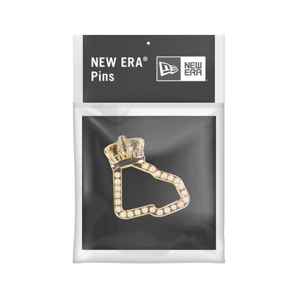 New Era Cap Flag Crown Pin