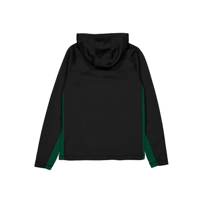 Green Bay Packers Combine Black Full-Zip Hoodie