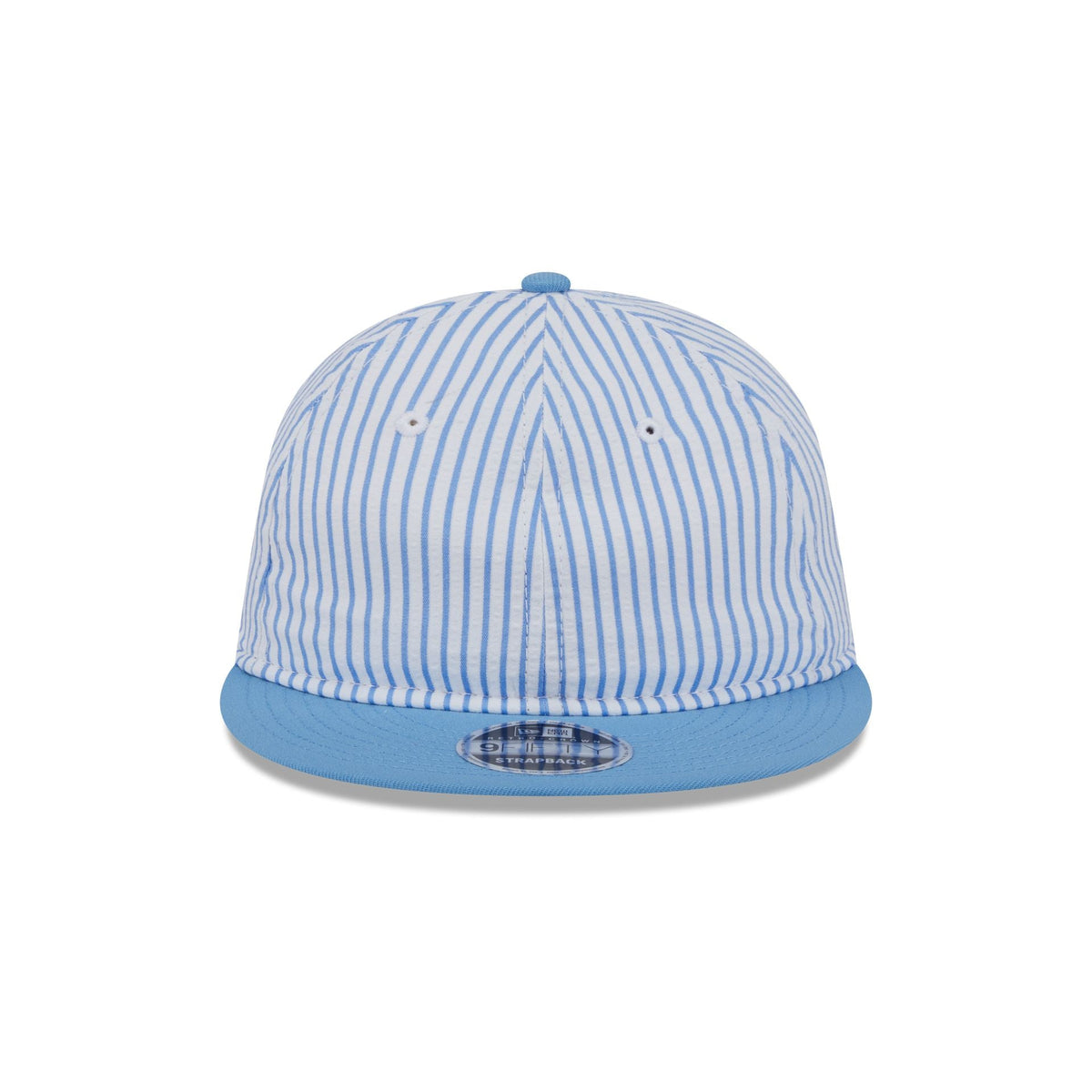 New Era Cap Sky Blue Pinstripe Retro Crown 9FIFTY Snapback Hat
