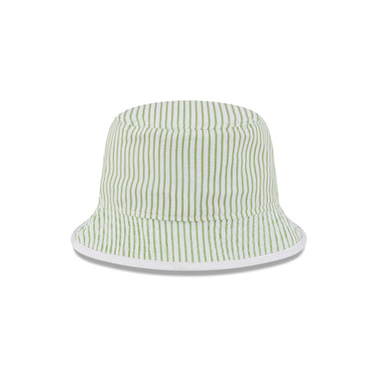 New Era Cap Lime Green Pinstripe Bucket Hat