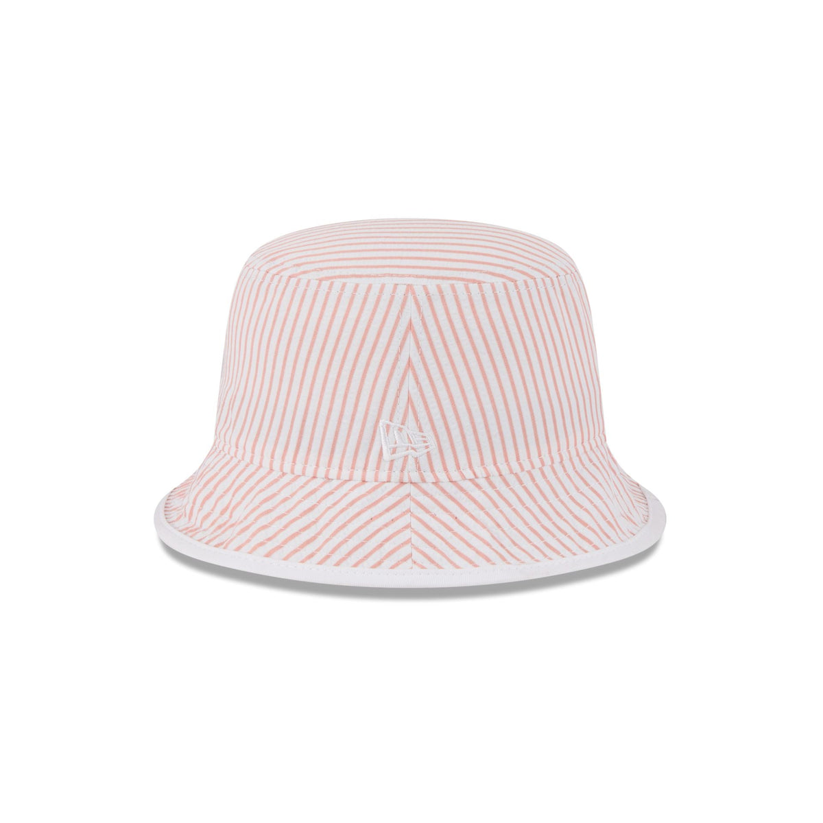New Era Cap Peach Pinstripe Bucket Hat