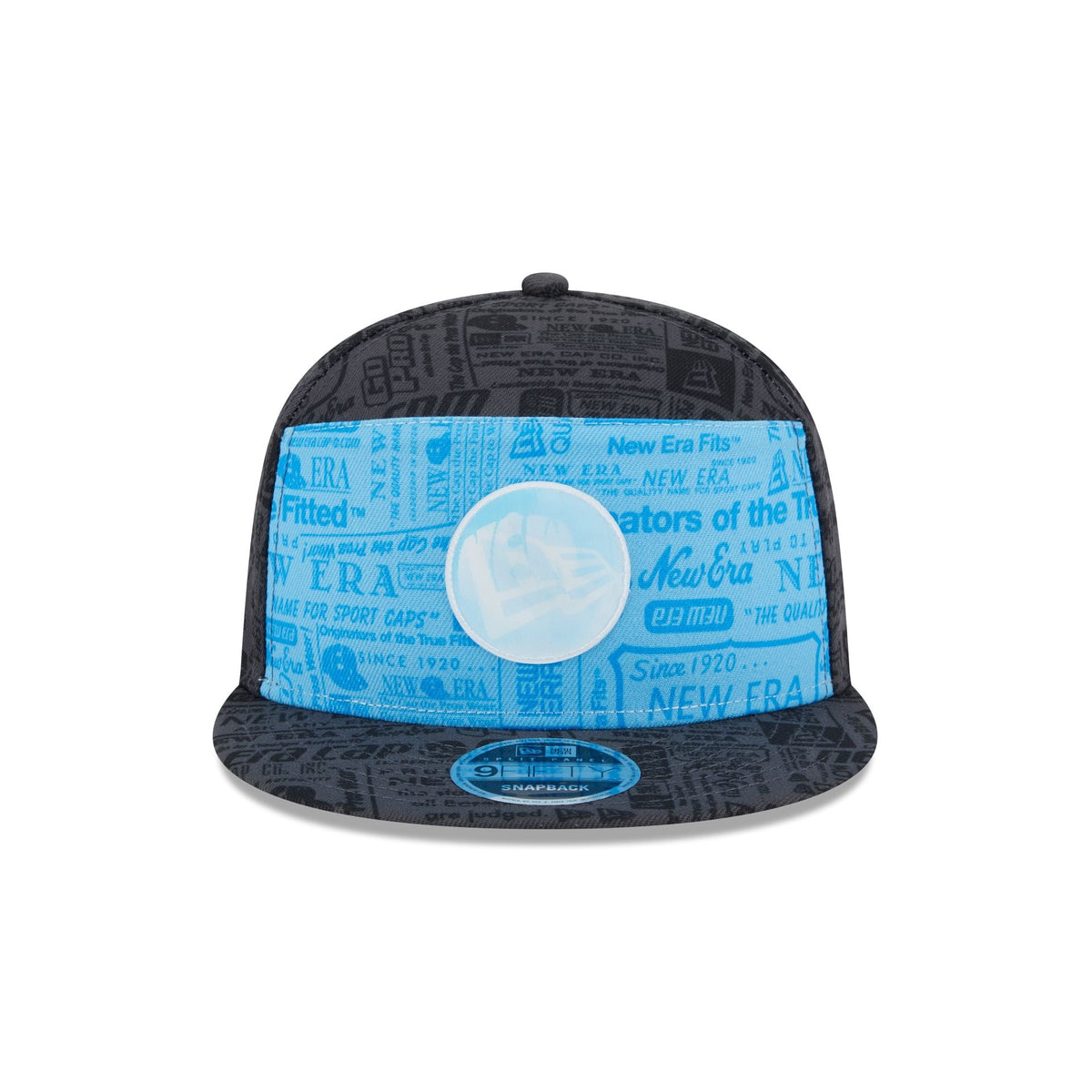 New Era Cap Cerulean Blue Split Panel 9FIFTY Snapback