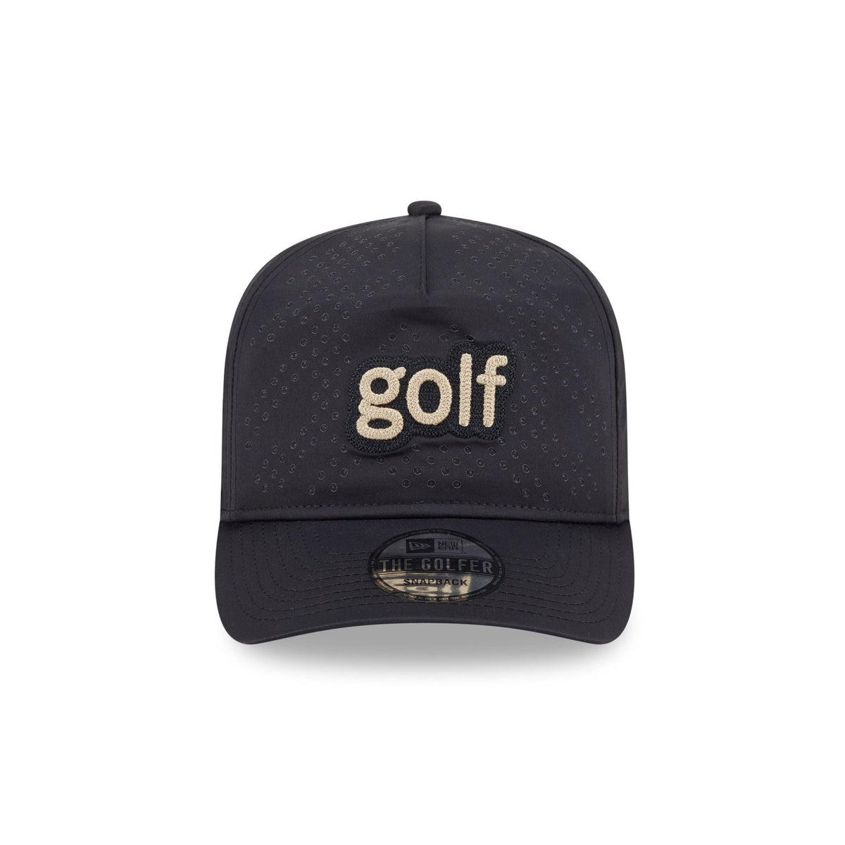 New Era Golf Black Golfer Hat