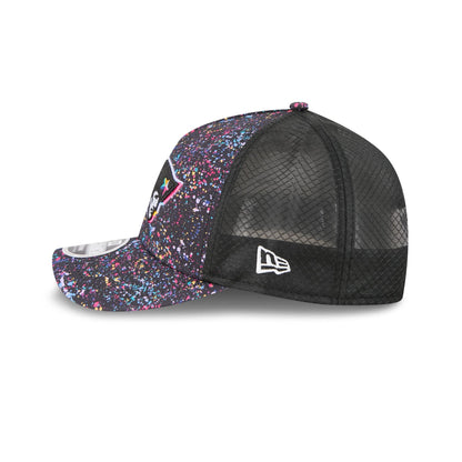 New England Patriots 2025 Crucial Catch 9FORTY M-Crown A-Frame Trucker Hat