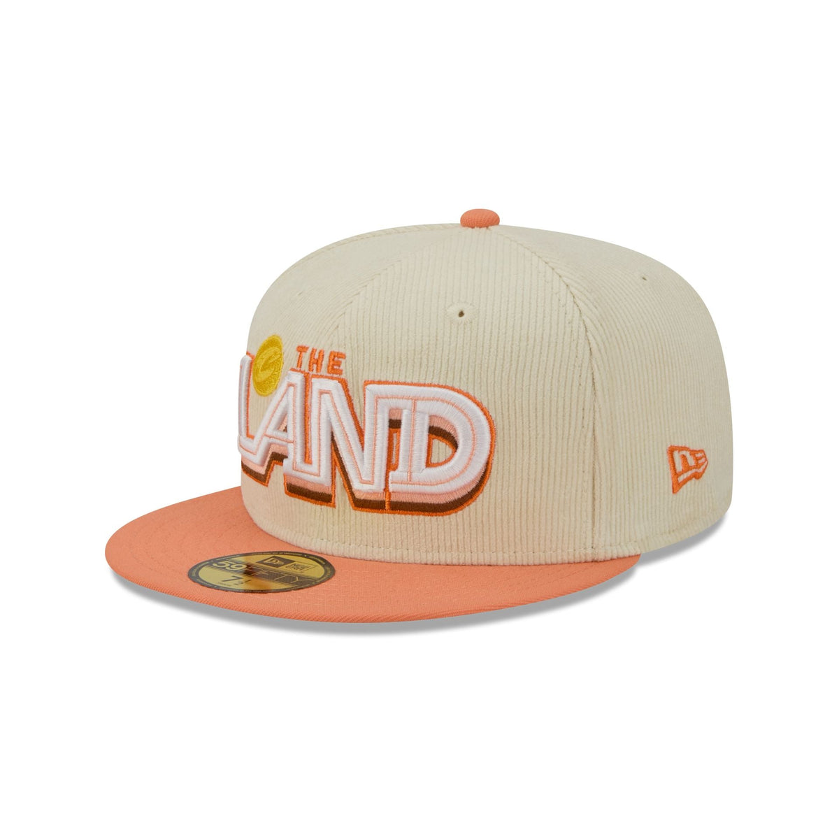 Cleveland Cavaliers 2025 City Edition Chrome White Corduroy 59FIFTY Fitted Hat